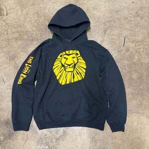 Disney The Lion King Broadway Musical Black Pullover Hoodie Sweatshirt Medium
